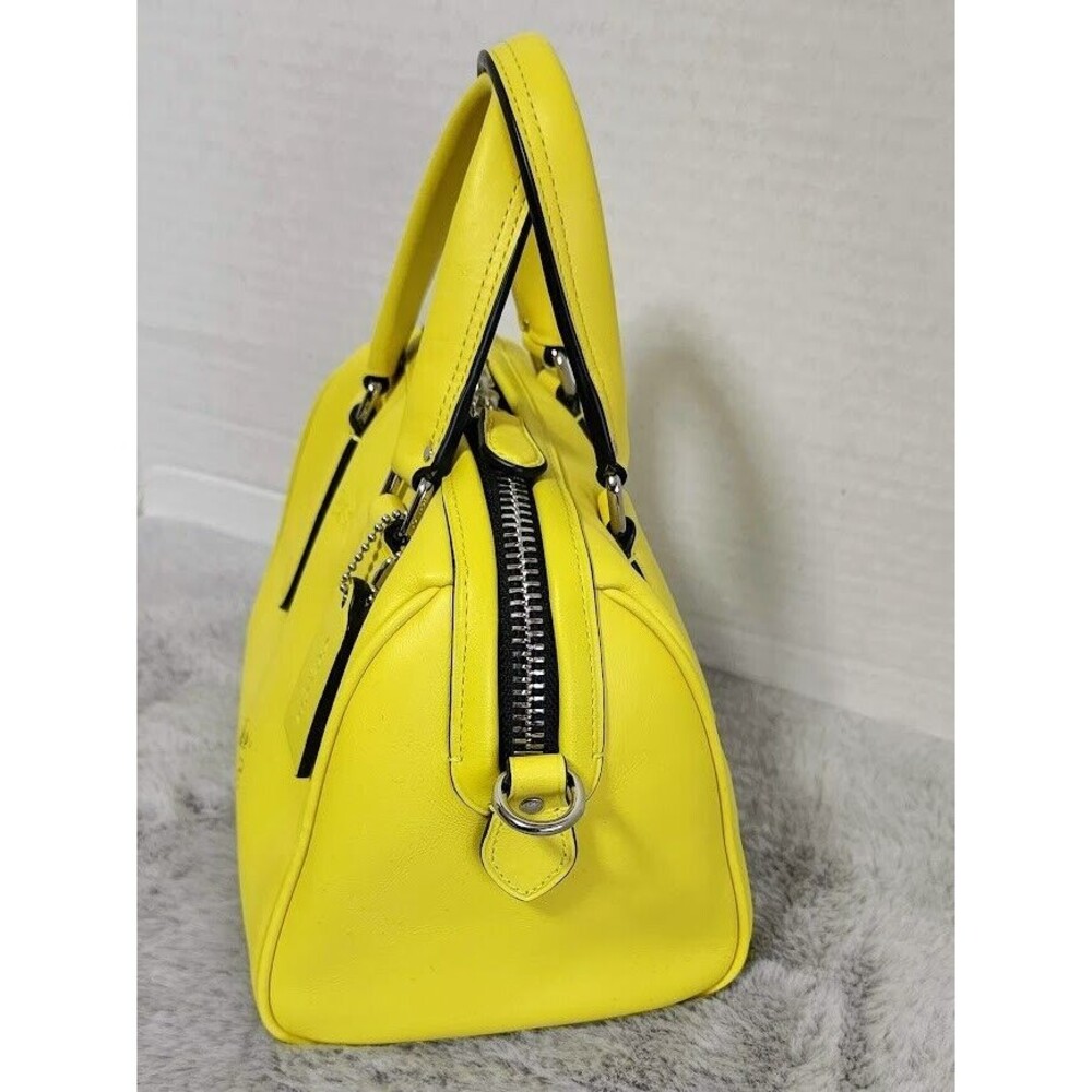 COACH X PEANUTS SNOOPY MINI SURREY YELLOW SATCHEL CROSSBODY LIMITED EDITION 100 - Picture 6 of 12